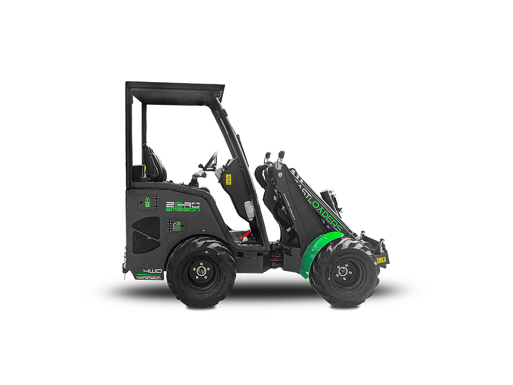 Castloaders 800ECO vista laterale, Minipala elettrica