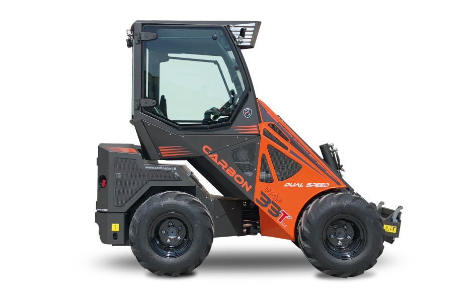 Castloaders 33TLX Carbon vista laterale