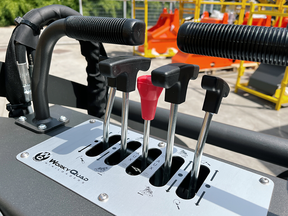 Dettagli leve Workyquad WX HF