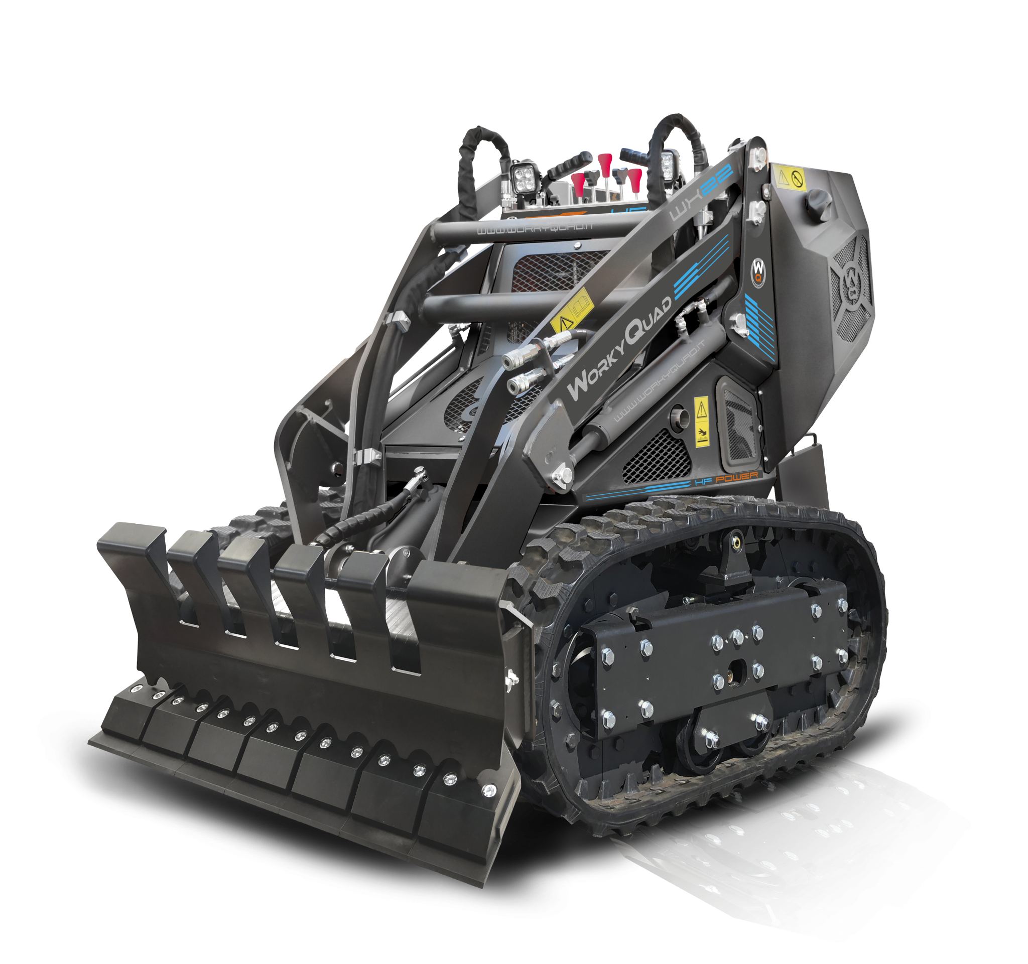 Mockup con raschiapavimenti WX22 HF