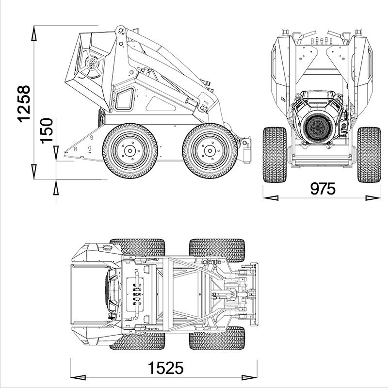 Dimensions WorkyQuad SSQ15 D/RC