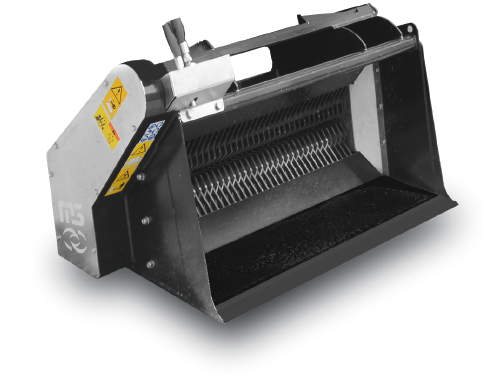 Accessorio BENNA SELEZIONATRICE da montare su minipala Castloaders