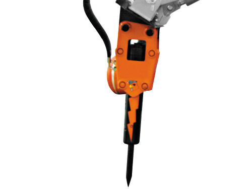 Accessorio MARTELLO IDRAULICO da montare su minipala Castloaders