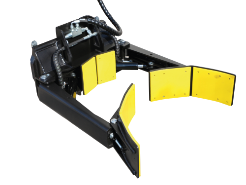 Accessorio PINZA PRENDI VASI da montare su minipala Castloaders e WorkyQuad