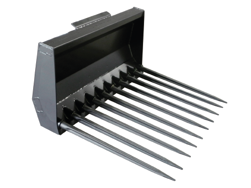 Accessorio FORCA DENTI LUNGHI da montare su minipala Castloaders o Workyquad